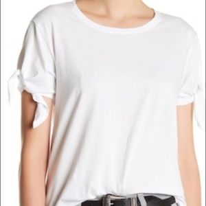 Joe’s Jeans Tie Sleeve Tee Size XS